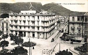 Oran - Place Sebastopol aerien